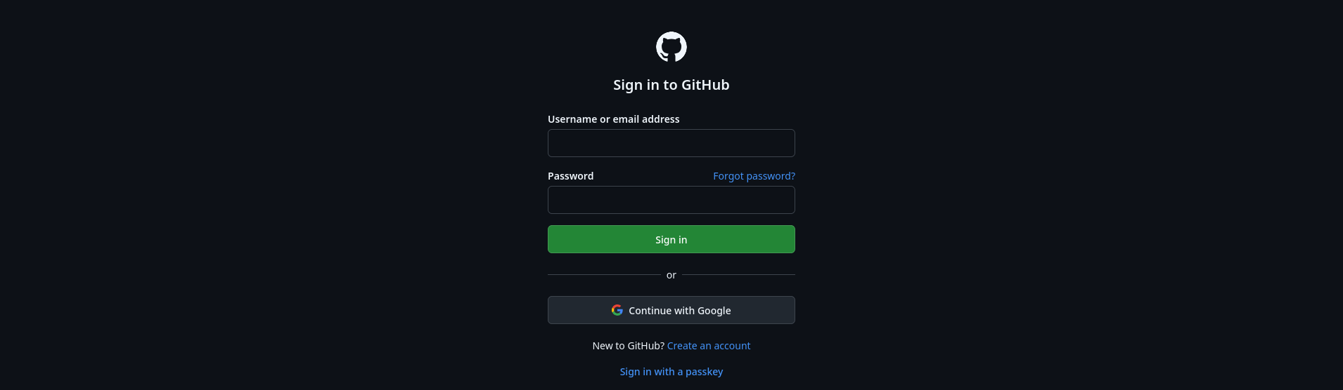 GitHub Login